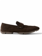 Berluti - Suede Loafers - Brown