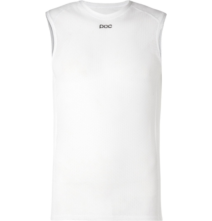 Photo: POC - Essential Layer Mesh Cycling Vest - White