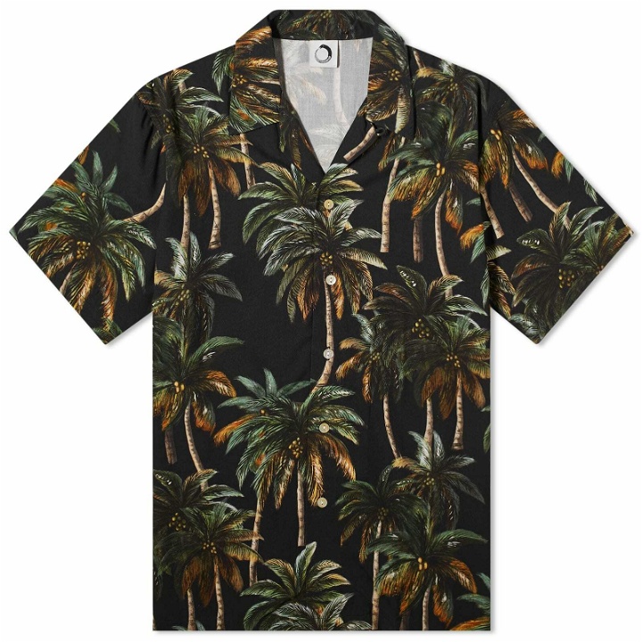 Photo: Endless Joy Men's Palm Vacation Shirt in Black
