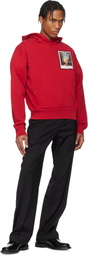 Helmut Lang Red River Postcard Hoodie