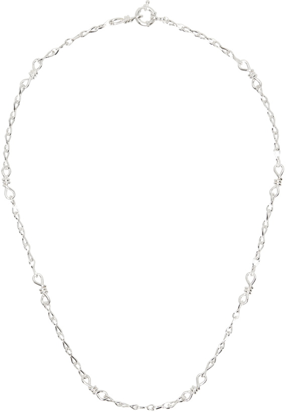 Photo: Youth Silver Twist Chain Necklace
