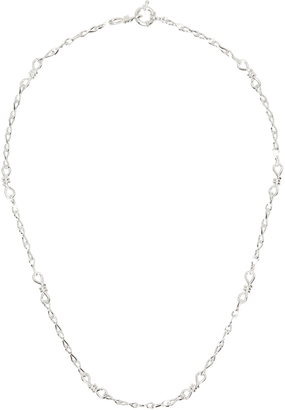 Photo: Youth Silver Twist Chain Necklace