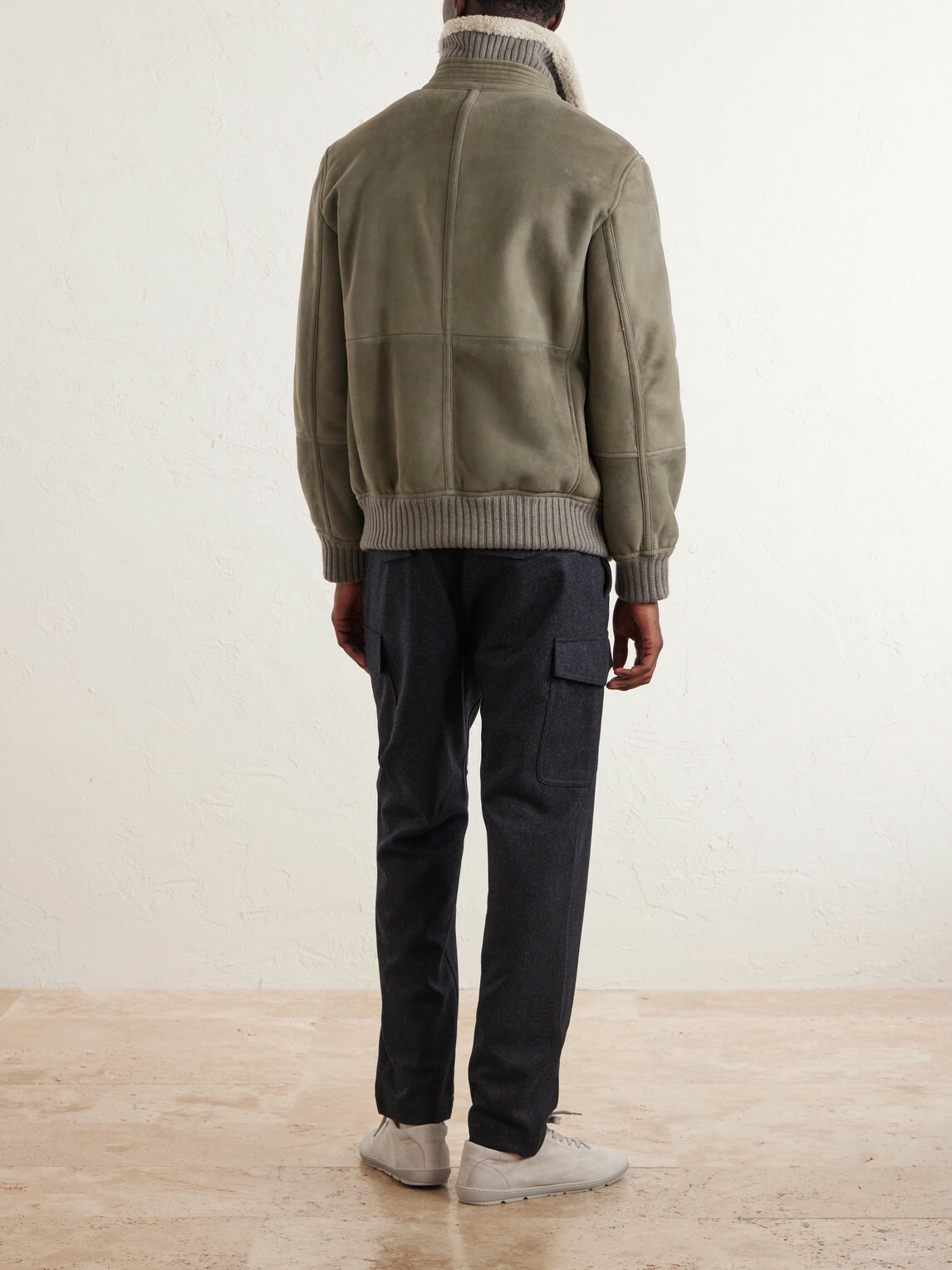 Brunello Cucinelli - Shearling Jacket - Green