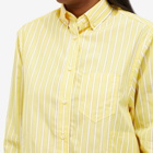 Saks Potts Women's Williams Stripe Shirt in Yellow Melon Stripe