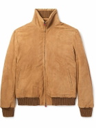 Kiton - Suede Bomber Jacket - Unknown