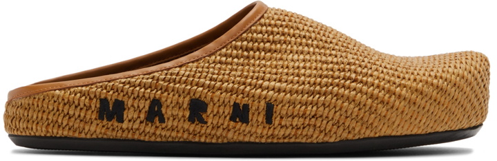 Photo: Marni Brown Raffia Fussbett Clogs