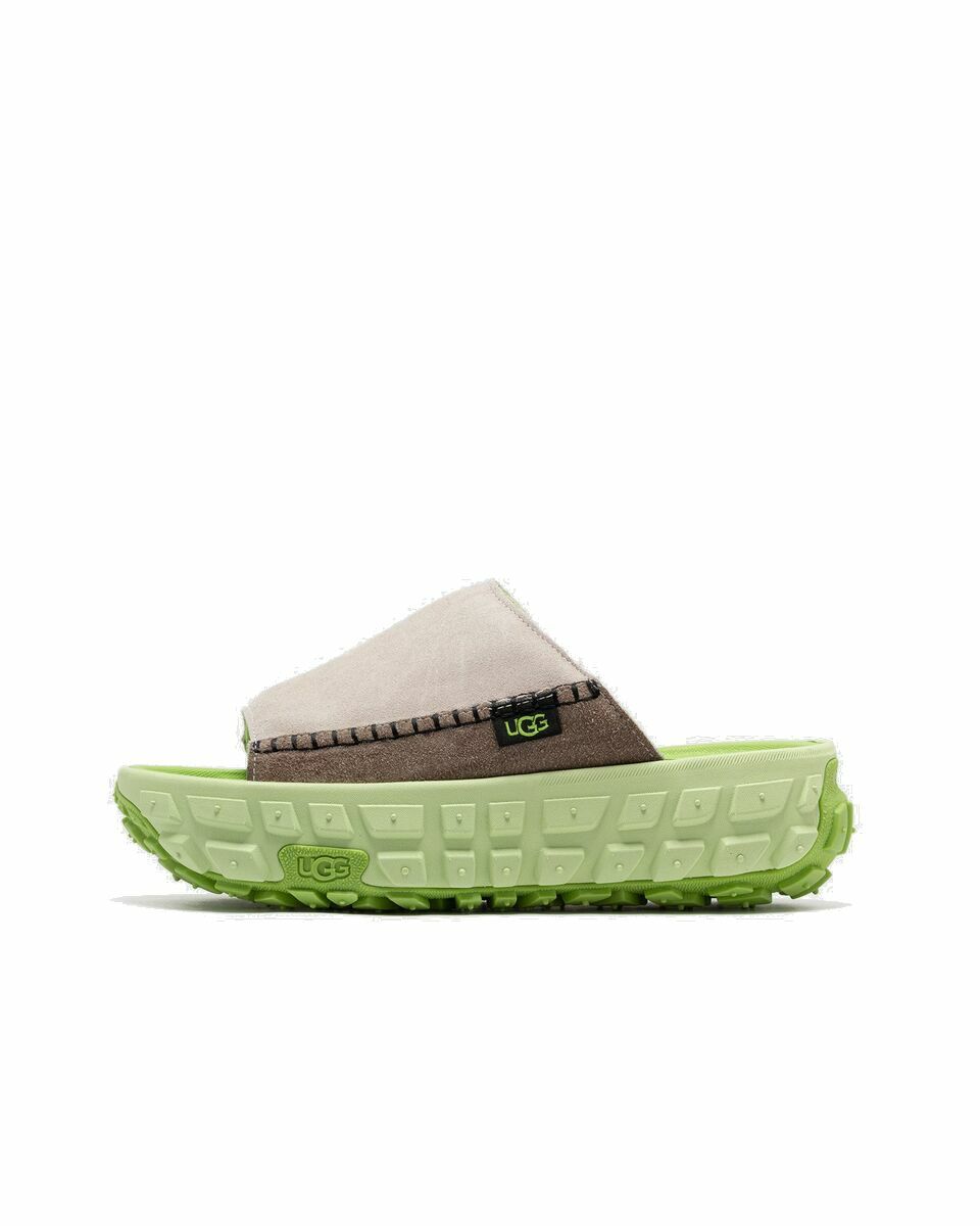 Photo: Ugg Wmns Venture Daze Slide Green/Beige - Womens - Sandals & Slides