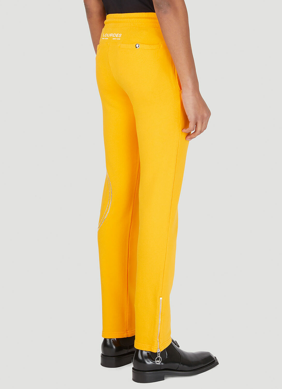 Lourdes Sequin Graphic Track Pants