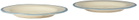 Laetitia Rouget Blue & Green 'Love You Everyday' Dessert Plate Set