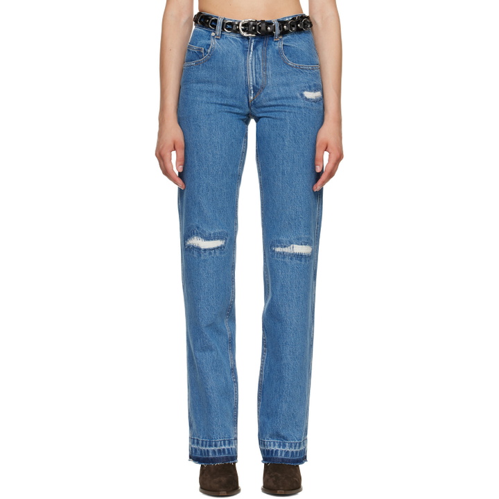 Photo: Isabel Marant Etoile Blue Zeah Jeans
