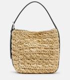 Toteme Belted Small raffia top-handle bag