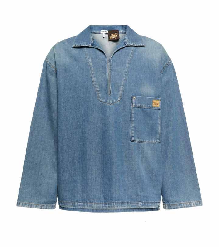 Photo: Loewe - Paula's Ibiza oversized denim top