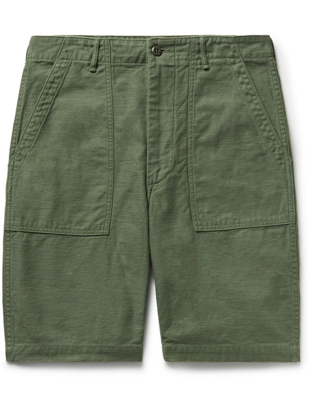 Photo: ORSLOW - Cotton Shorts - Green
