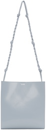 Jil Sander Blue Medium Tangle Shoulder Bag