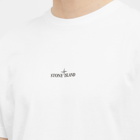Stone Island Men's Badge Back Print T-Shirt in White