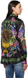 Versace Jeans Couture Black Garden Shirt