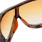 Le Specs x No Problemo Iris Sunglasses in Cocoa/Fire Grad 
