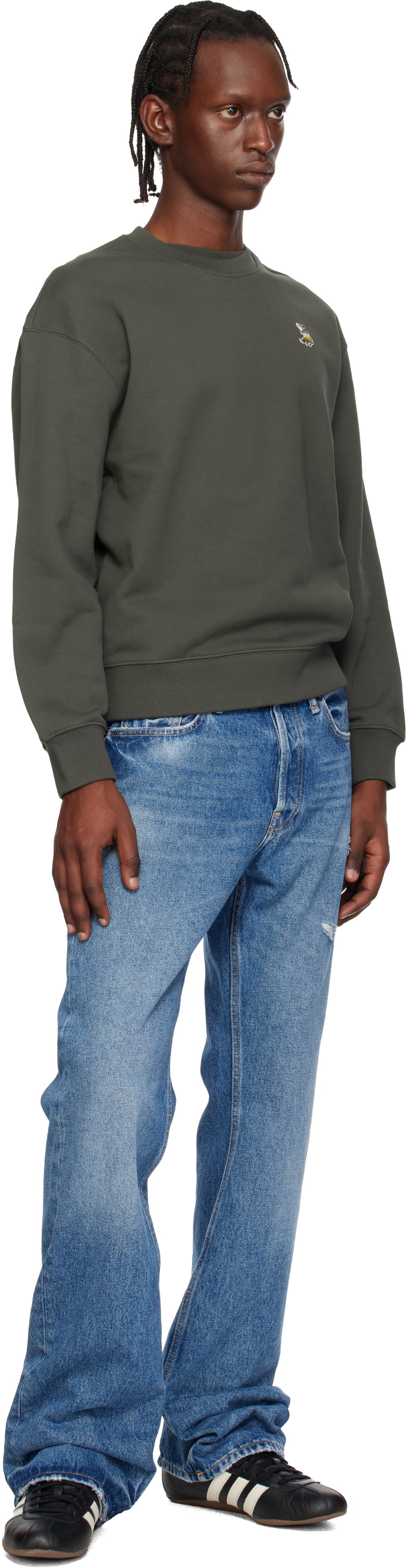 Maison Kitsuné Brown Dreaming Fox Comfort Sweatshirt