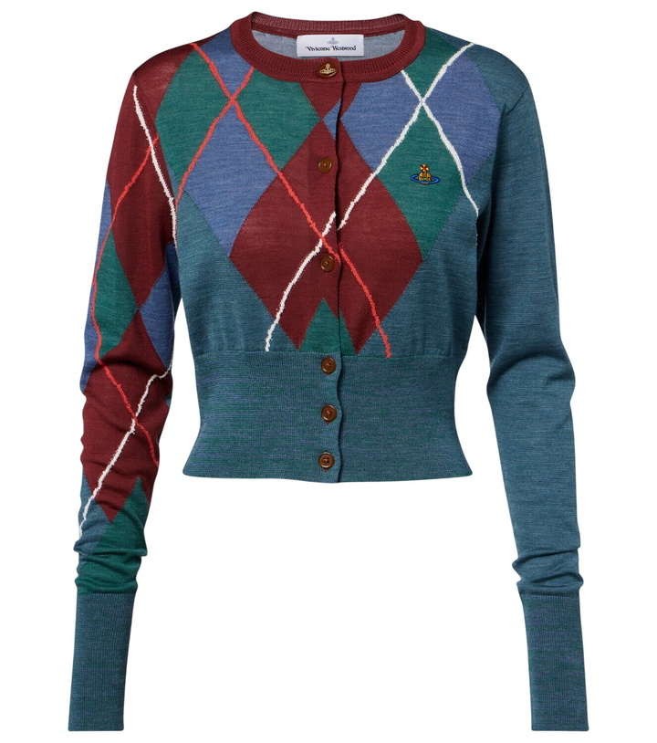 Photo: Vivienne Westwood Argyle wool and cotton cardigan