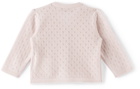 Bonpoint Baby Pink Cashmere Azia Cardigan