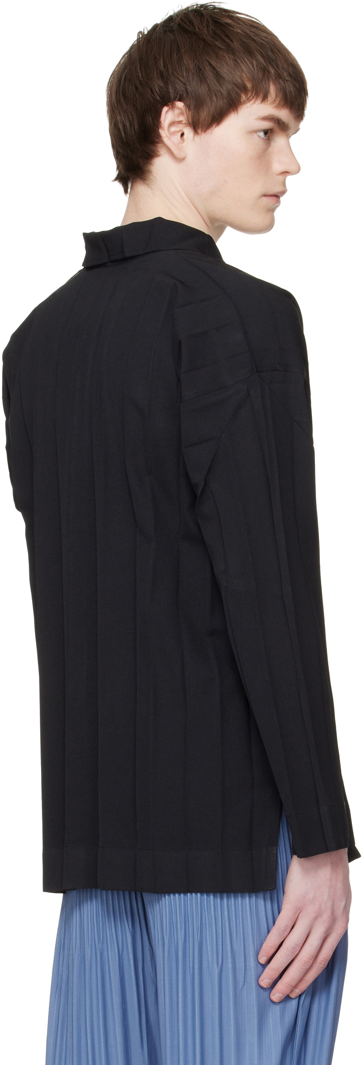 HOMME PLISSÉ ISSEY MIYAKE Black Edge Ensemble Shirt