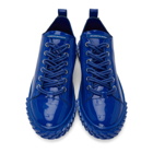 Giuseppe Zanotti Blue Patent Blabber Sneakers