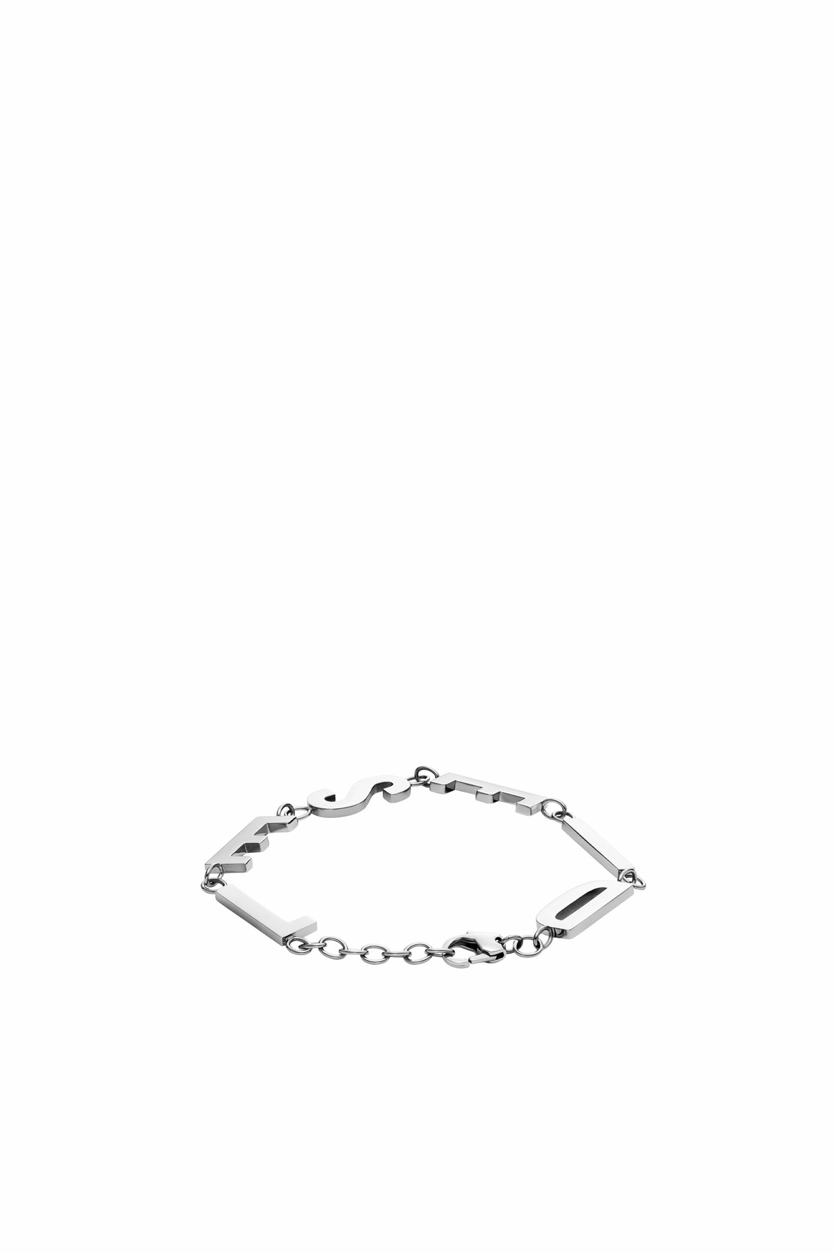 Diesel Stainless steel chain bracelet - Bracelets - Unisex - Silver