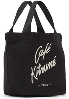 Maison Kitsuné Black 'Café Kitsuné' Mini Tote