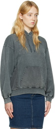 See by Chloé Black Paneled Hoodie