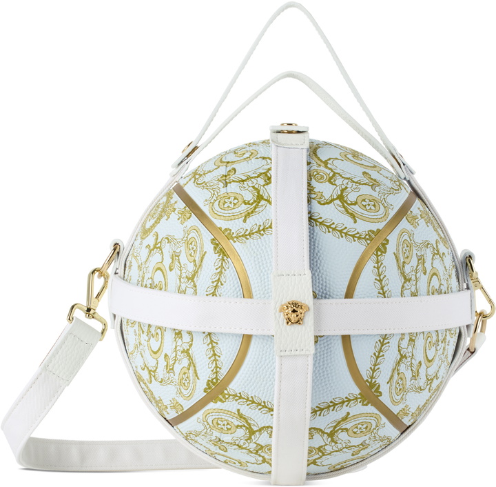 Photo: Versace White & Gold Spalding Edition Basketball