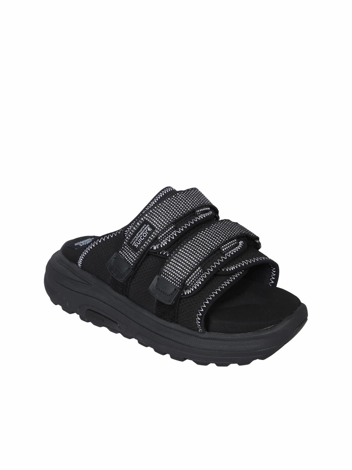 SUICOKE Moto Run 2 Black Sandals Suicoke