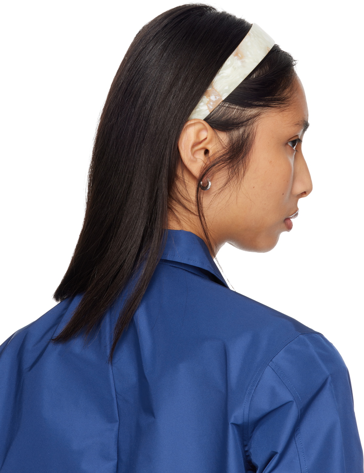 Sophie Buhai Off-White Thin Bessette Headband