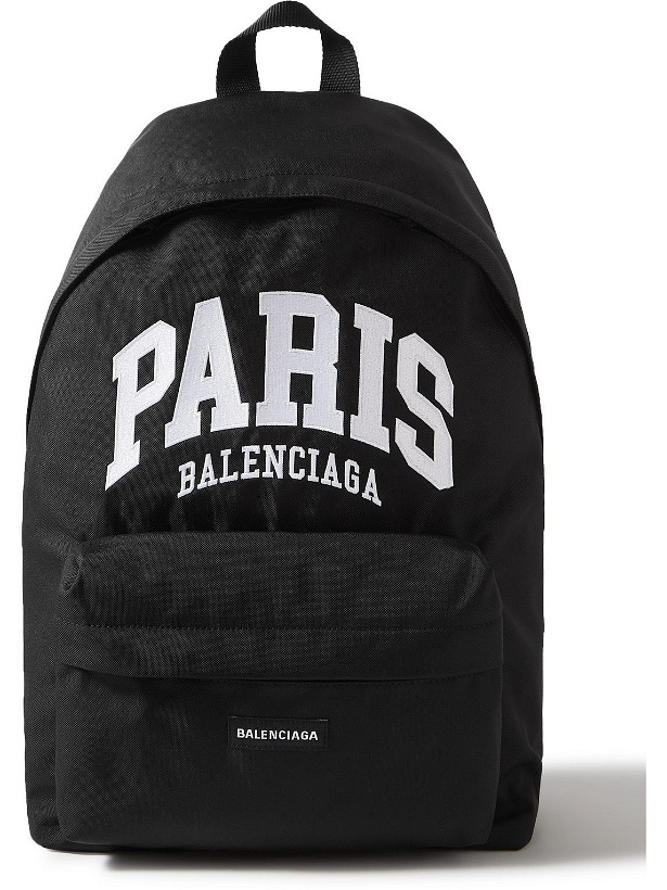 Photo: Balenciaga - Explorer Logo-Detailed Recycled Nylon Backpack