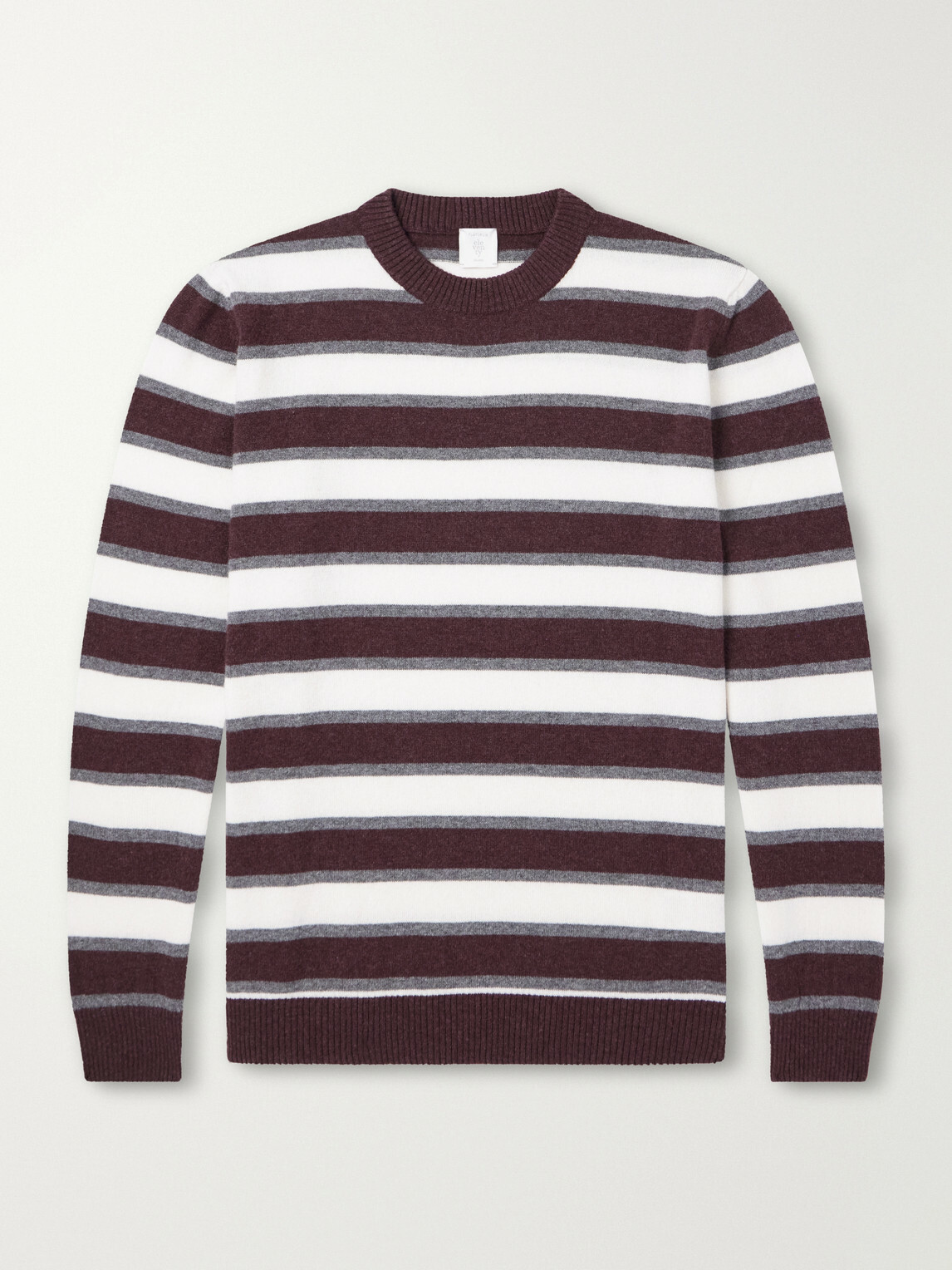 Eleventy - Striped Cashmere Sweater - Brown