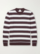 Eleventy - Striped Cashmere Sweater - Brown