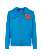 MC2 Saint Barth Man Cotton Sweatshirt With Patch And Embroidery