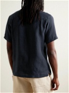 Orlebar Brown - Maitan Camp-Collar Linen Shirt - Blue
