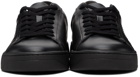 Kenzo Black K-Logo Kourt Sneakers