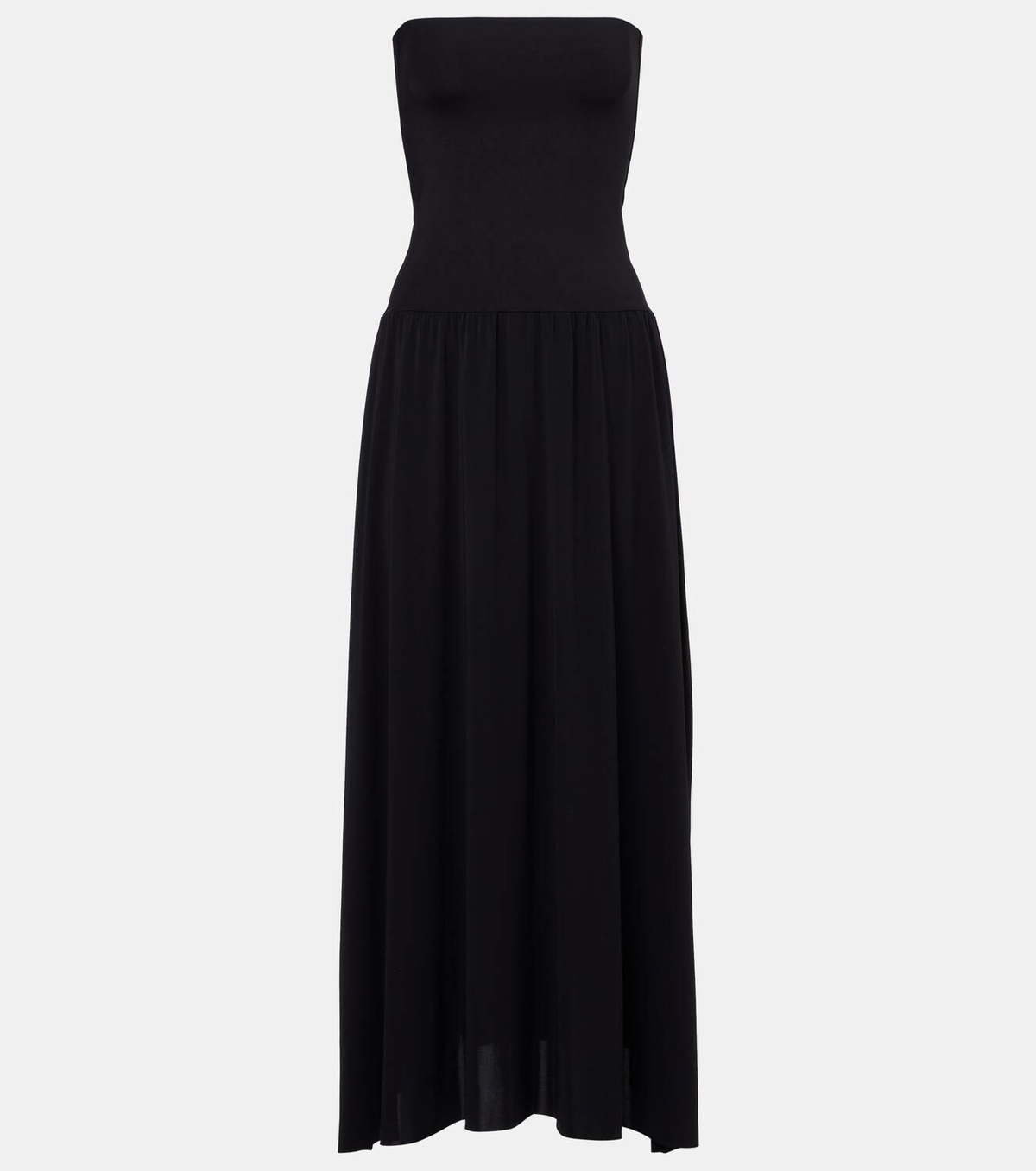 Eres Oda pleated bustier dress