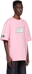 We11done Pink Cotton T-Shirt