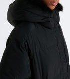 Yves Salomon Hooded down coat