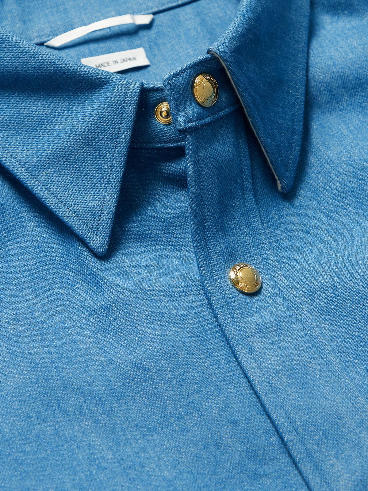 Thom Browne - Striped Denim Shirt - Blue Thom Browne