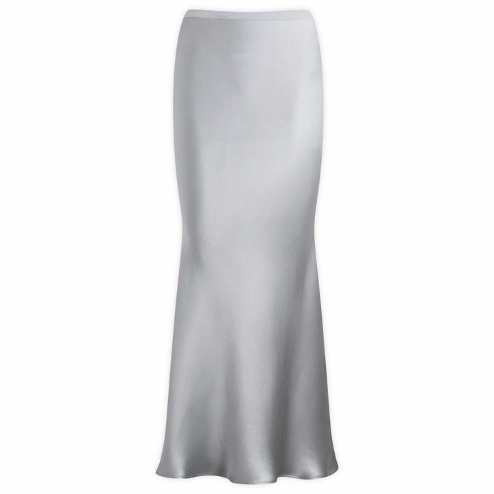 Photo: Anine Bing Women's Bar Silk Skirt in Pastel Blue