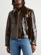 Séfr - Buck Coated Wool-Blend Jacket - Brown