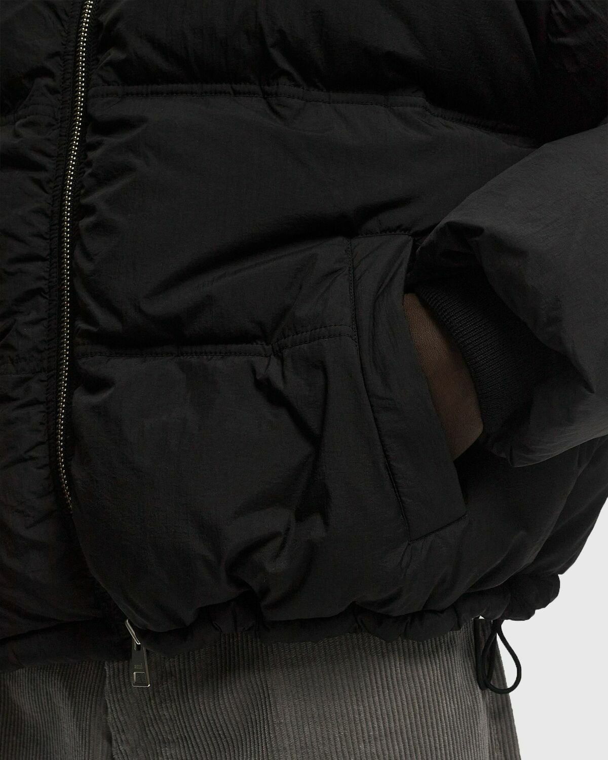 【ami】 Heart logo padded jacket - black Ami Paris Ami De Coeur Down Jacket Black Down & Puffer