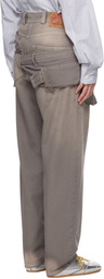 Magliano Taupe Cantiere Many Pockets Jeans