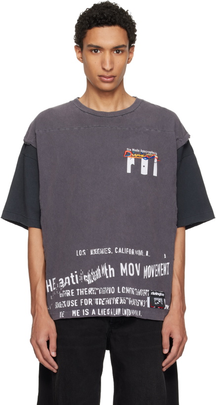 Photo: Rivington Roi Rebis Gray Moda Apocrypha Quad T-shirt