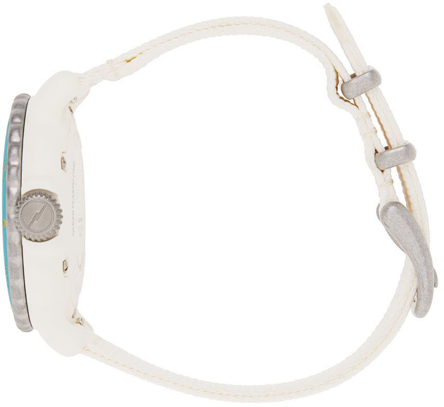 Shinola Beige & Blue Sea Creatures 3HD Watch