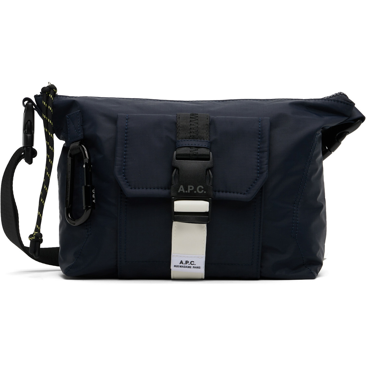 A.P.C. Navy Trek Satchel Bag