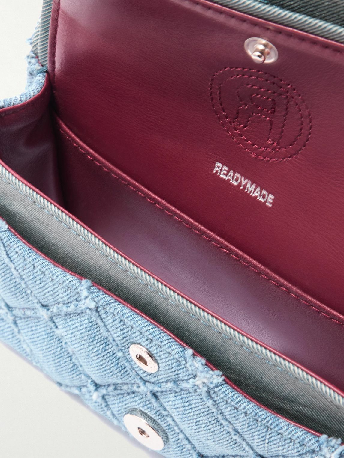 READYMADE - Rhombus Nano Quilted Denim Messenger Bag READYMADE